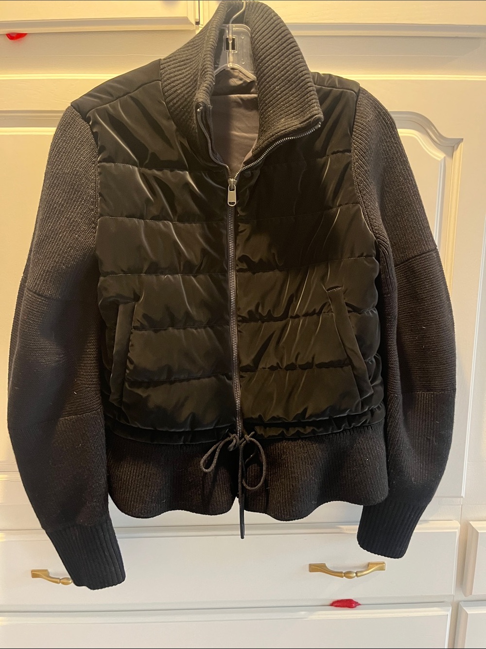 Athleta Hanover Hybrid Jacket, BLACK SIZE M #464619